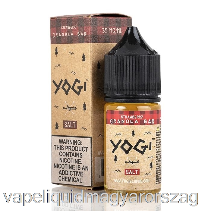 Eper Granola Szelet - Yogi Salts E-liquid - 30ml 50mg Vape Folyadék